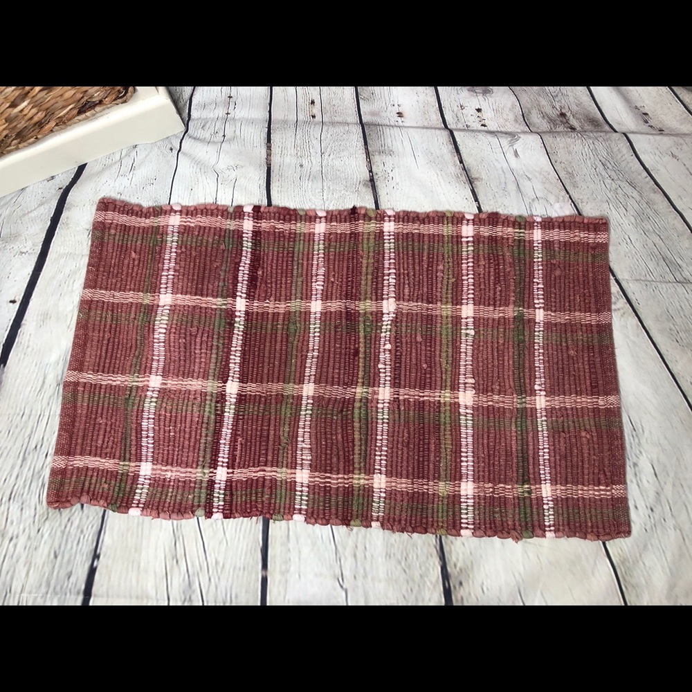Distressed Throw Rug